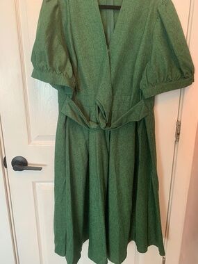 Green Plus Size Dress